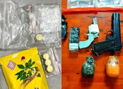 Tạm giữ thanh niên mang nhiều loại ma túy và tàng trữ vũ khí