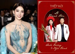 Tiểu Vy nói thật lòng khi xem ảnh cưới của Quốc Trường và Ngọc Trinh