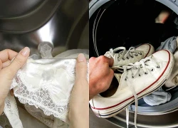 5 thứ không nên cho vào máy giặt