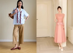 Hè đến, chị em cứ diện trang phục sáng màu là vẻ ngoài lập tức trẻ trung