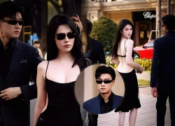 Ngọc Trinh diện váy 2 dây xuống phố cực khét, CĐM lại đổ dồn về ánh mắt vệ sĩ?