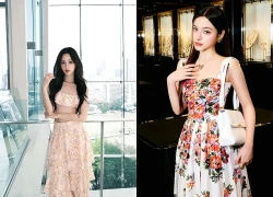 Nàng thêm rạng rỡ khi diện trang phục họa tiết hoa xuống phố