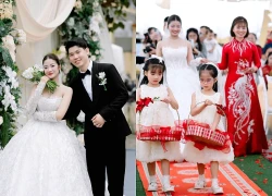 Cô gái Hải Phòng lấy anh hàng xóm, hai nhà dựng chung rạp, đặt chung 130 mâm cỗ