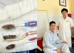 Nam thanh niên tự nuốt 3 bàn chải đánh răng vào bụng