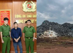 Bắt giam 2 kẻ đổ hơn 500 tấn da bò phế thải ở Đồng Nai