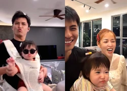 Con gái Gin Tuấn Kiệt giống bố y hệt, Puka bị trêu “ra rìa” vì con chỉ bám bố