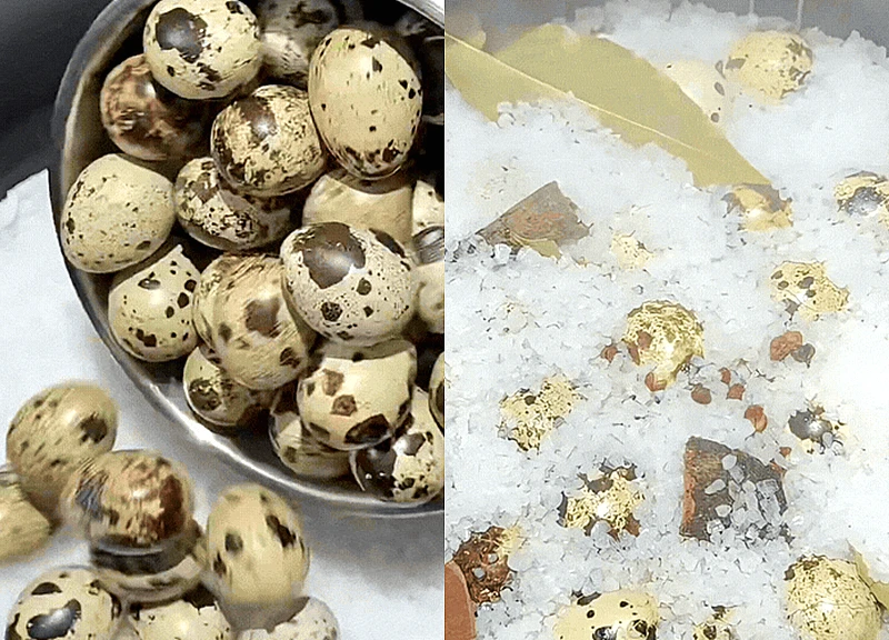 Bắt trend làm trứng cút nướng muối tại nhà bằng nồi cơm điện: Món ăn ...