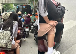 Bức ảnh "combo cá biệt" của hai bạn trẻ trên phố gây xôn xao mạng xã hội: Chi tiết nào khiến phụ huynh nhìn mà khóc hết nước mắt?