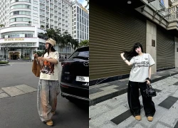 Cách phối áo phông xuống phố giúp nàng năng động, cuốn hút