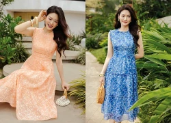 Rạng rỡ với váy họa tiết đẹp cho ngày nắng