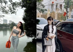 Cuộc chơi túi hiệu của 3 'chị đẹp' bên cầu thủ Việt