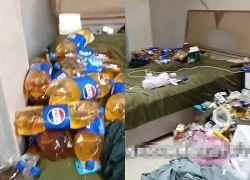 Khách trọ để lại hàng chục chai nước tiểu chất kín phòng, chủ nhà mất 2 tiếng mới dọn hết