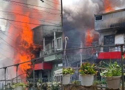 Lâm Đồng: Cháy nhiều căn nhà ngay trung tâm Đà Lạt