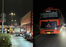 Va chạm xe tải đỗ bên đường, người đi xe máy tử vong