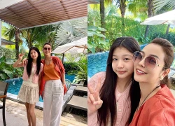 Con gái lớn của Jennifer Phạm lộ diện sắc vóc tuổi 13: Đứng cạnh mẹ Hoa hậu vẫn chiếm spotlight