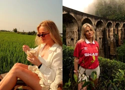 Mỹ nhân fan MU ví cà phê Việt Nam như Cristiano Ronaldo