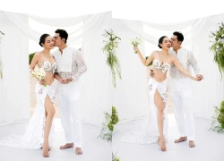 Cặp đôi diễn viên - ca sĩ Việt tổ chức lễ cưới ở biển, cô dâu diện hở đến mức chưa ai dám thử!