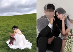 Cặp đôi gây nhức nhối nhất showbiz tung ảnh cưới không giống ai, cô dâu khoe lưng trần chiếm spotlight