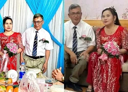 Chú rể 71 tuổi cưới cô dâu 66 tuổi ở Lào Cai, 11 con làm cỗ ăn mừng