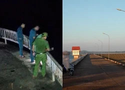 Để lại xe máy trên đập, vợ chồng trẻ nhảy hồ tử vong