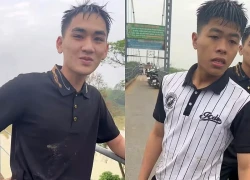 Hai nam sinh lao xuống sông cứu bạn nữ nhảy cầu