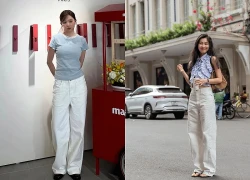 Quần ống suông cho nàng nhỏ nhắn: Bí quyết mặc đẹp không lo 'dìm dáng'