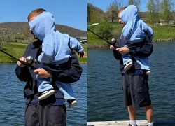 Thoát vai Coachella, Justin Bieber về làm "ông bố quốc dân" của con trai 2 tuổi