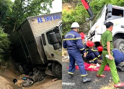 Xe thư báo tông xe máy trên đèo Cù Mông, 2 người thương vong