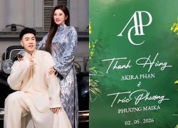 Akira Phan bất ngờ thông báo cưới vợ, danh tính "nửa kia" khiến netizen xôn xao