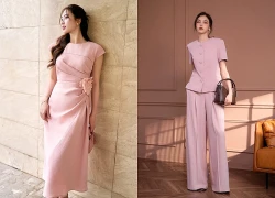 Sắc hồng pastel tôn nét tinh khôi và ngọt ngào của nàng
