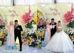 Hậu Hoàng rạng rỡ đám cưới Mũi trưởng Long, nói rõ 1 câu vụ “đẩy thuyền” năm xưa
