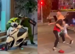 Khống chế người đàn ông nước ngoài đập phá đồ đạc, đánh người ở Tây Hồ