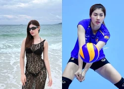 Mỹ nhân bóng chuyền Thái Lan gây rạo rực với style 'nửa kín nửa hở'