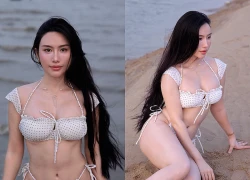 Mỹ nhân phòng gym Trang Lê đẹp mê hồn với bikini