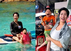 Nữ diễn viên Việt đưa con đi biển chơi mà hàng trăm người phải thốt lên: "Người mẹ vĩ đại"