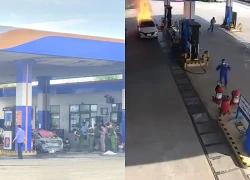 Vụ cháy tại cây xăng khiến hai người tử vong: Công an làm việc với tài xế, chủ xe