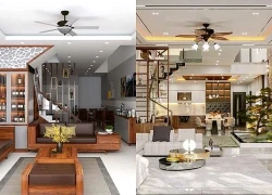 Ý tưởng trang trí phòng khách nhà ống 5m có cầu thang