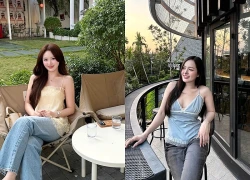 Áo satin hai dây: Không còn hở hang chỉ có thời thượng