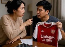 Chồng thất nghiệp vẫn muốn mua áo Arsenal giá 3 triệu, vợ không cho thì bị giận vì "tính toán"