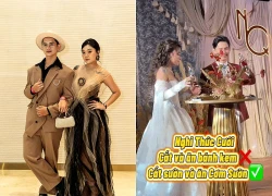Cô dâu, chú rể thay nghi thức cắt bánh kem bằng ăn cơm tấm sườn nướng ngay trên sân khấu cưới: Bất ngờ danh tính 2 nhân vật chính