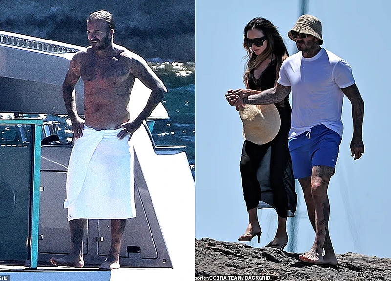 David Beckham cởi trần khoe body săn chắc trên du thuyền hơn 500 tỷ, ngoài 50 vẫn vững phong độ cầu thủ điển trai nhất thế giới