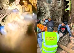 Nghẹt thở cuộc tìm kiếm 5 người mắc kẹt trong hang ngập nước ở Lào