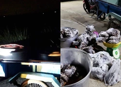 Người đàn ông vận chuyển 127kg thằn lằn núi Bà Đen ở Tây Ninh