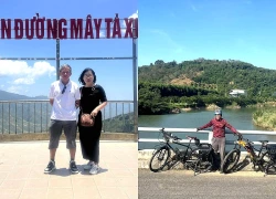 Ông giáo có 17 chuyến xuyên Việt, kể lần ô tô hỏng, 'chồng lái, vợ ôm can xăng'