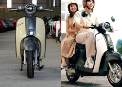 Xe máy điện giá siêu rẻ chỉ 17,6 triệu đồng nhập khẩu về Việt Nam kiểu dáng cổ điển, công nghệ tân tiến cực hợp với chị em phong cách điệu đà