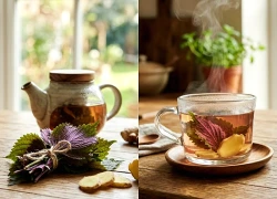 4 công thức trà tía tô giúp 'giải độc cơ thể' trong mùa hè