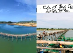 Độc đáo cây cầu gỗ dài nhất Việt Nam bắc qua sông, nối liền hai xã ở Đắk Lắk