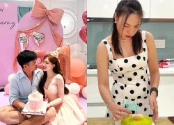 Hòa Minzy tình cảm bên Đại uý Văn Cương, Mỹ Tâm làm bánh sinh nhật cho bố