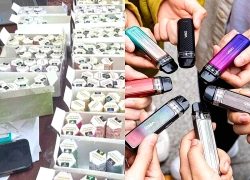 Phát hiện hơn 800 sản phẩm thuốc lá điện tử tại một cửa hàng ở Ninh Bình