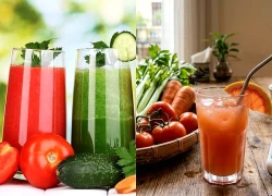 8 loại nước ép có hàm lượng đường thấp, giàu vitamin
